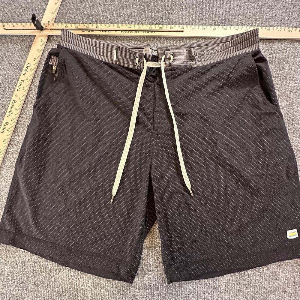 Vuori Men's Black Performance Swim Trunks - Size 34 (32)